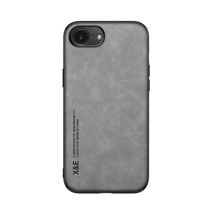 Skin Feel Magnetic Leather Back Phone Case, For iPhone 17e / 16e, For iPhone 17 Pro Max, For iPhone 17 Pro, For iPhone 17, For iPhone Air, For iPhone 16 Pro Max