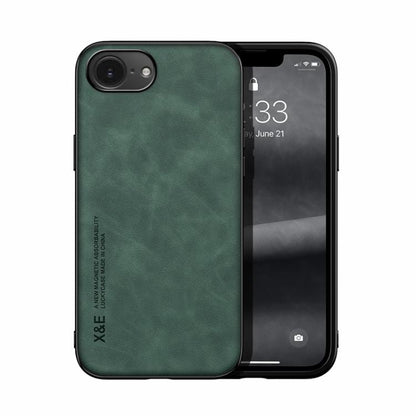 Skin Feel Magnetic Leather Back Phone Case, For iPhone 18 Pro / 17 Pro, For iPhone 18 Pro Max / 17 Pro Max, For iPhone 17e / 16e, For iPhone 17, For iPhone Air, For iPhone 16 Pro Max