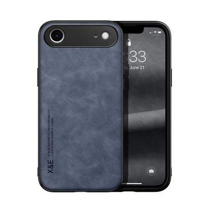 Skin Feel Magnetic Leather Back Phone Case, For iPhone 18 Pro / 17 Pro, For iPhone 18 Pro Max / 17 Pro Max, For iPhone 17e / 16e, For iPhone 17, For iPhone Air, For iPhone 16 Pro Max