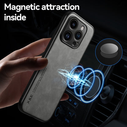 Skin Feel Magnetic Leather Back Phone Case, For iPhone 18 Pro / 17 Pro, For iPhone 18 Pro Max / 17 Pro Max, For iPhone 17e / 16e, For iPhone 17, For iPhone Air, For iPhone 16 Pro Max