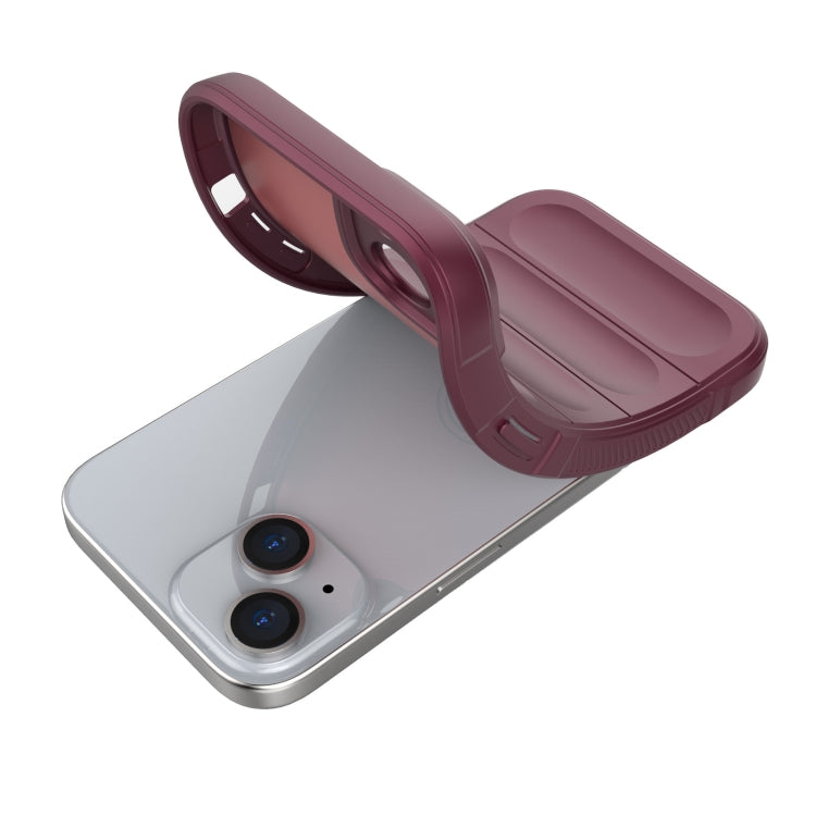 Magic Shield TPU + Flannel Phone Case, For iPhone 15