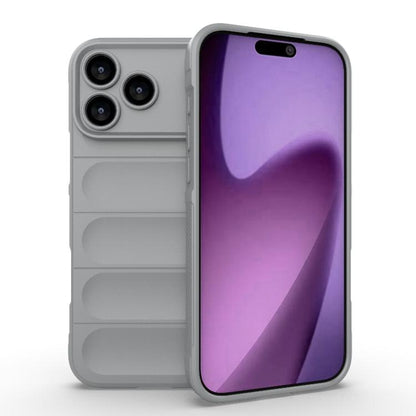 Magic Shield TPU + Flannel Phone Case, For iPhone 17e / 16e, For iPhone 17 Pro Max