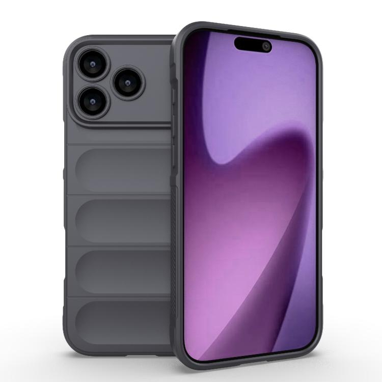 Magic Shield TPU + Flannel Phone Case, For iPhone 17e / 16e, For iPhone 17 Pro Max