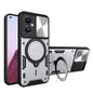 CD Texture Sliding Camshield Magnetic Holder Phone Case