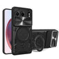 CD Texture Sliding Camshield Magnetic Holder Phone Case