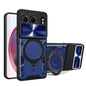 CD Texture Sliding Camshield Magnetic Holder Phone Case