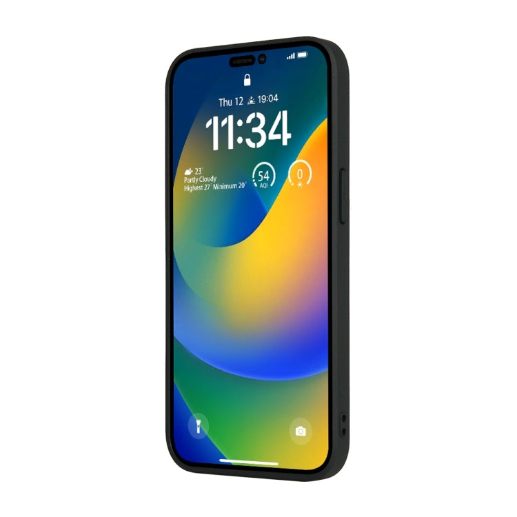 Fierre Shann Leather Texture Phone Back Cover Case, For iPhone 15 Pro Max, For iPhone 15 Pro, For iPhone 15 Plus, For iPhone 15