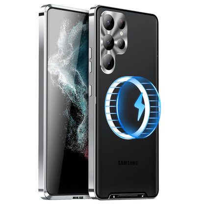 MagSafe Magnetic Frosted Metal Phone Case, For Samsung Galaxy S26 Ultra 5G, For Samsung Galaxy S25 5G, For Samsung Galaxy S25+ 5G, For Samsung Galaxy S25 Ultra 5G, For Samsung Galaxy S24 FE 5G, For Samsung Galaxy S24 Ultra 5G, For Samsung Galaxy S24+ 5G