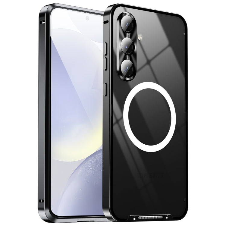 MagSafe Magnetic Frosted Metal Phone Case, For Samsung Galaxy S26 Ultra 5G, For Samsung Galaxy S25 5G, For Samsung Galaxy S25+ 5G, For Samsung Galaxy S25 Ultra 5G, For Samsung Galaxy S24 FE 5G