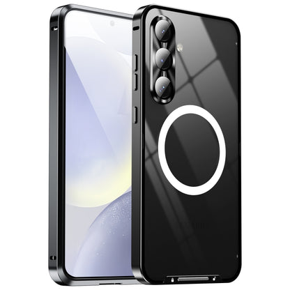 MagSafe Magnetic Frosted Metal Phone Case, For Samsung Galaxy S26 Ultra 5G, For Samsung Galaxy S25 5G, For Samsung Galaxy S25+ 5G, For Samsung Galaxy S25 Ultra 5G, For Samsung Galaxy S24 FE 5G