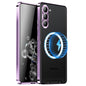 MagSafe Magnetic Frosted Metal Phone Case, For Samsung Galaxy S26 Ultra 5G, For Samsung Galaxy S25 5G, For Samsung Galaxy S25+ 5G, For Samsung Galaxy S25 Ultra 5G, For Samsung Galaxy S24 FE 5G