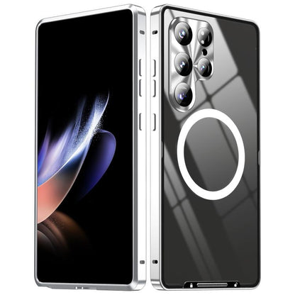 MagSafe Magnetic Frosted Metal Phone Case, For Samsung Galaxy S26 Ultra 5G, For Samsung Galaxy S25 5G, For Samsung Galaxy S25+ 5G, For Samsung Galaxy S25 Ultra 5G, For Samsung Galaxy S24 FE 5G