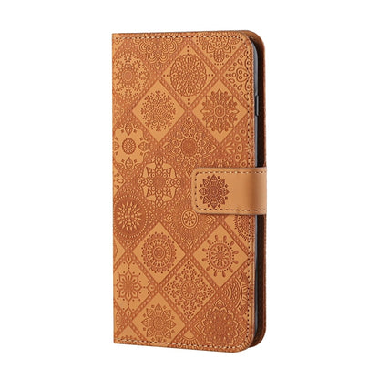 Ethnic Style Embossed Pattern Leather Phone Case