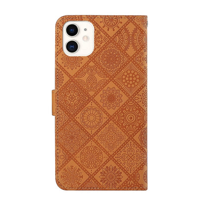 Ethnic Style Embossed Pattern Leather Phone Case