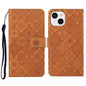 Ethnic Style Embossed Pattern Leather Phone Case