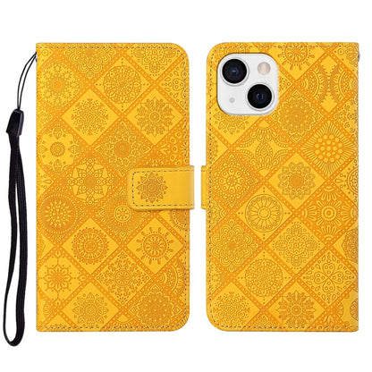 Ethnic Style Embossed Pattern Leather Phone Case