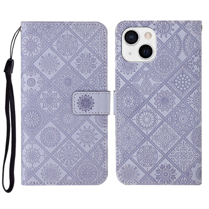 Ethnic Style Embossed Pattern Leather Phone Case, For iPhone 15 Pro, For iPhone 15 Plus, For iPhone 15