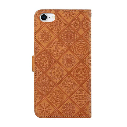 Ethnic Style Embossed Pattern Leather Phone Case, For iPhone 16e, For iPhone 16 Pro Max, For iPhone 16 Pro
