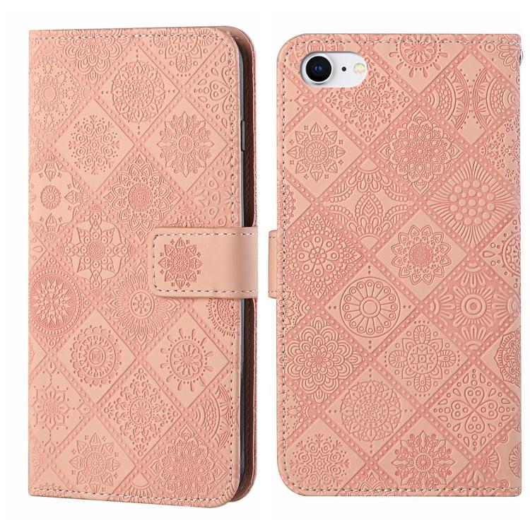 Ethnic Style Embossed Pattern Leather Phone Case, For iPhone 16e, For iPhone 16 Pro Max, For iPhone 16 Pro