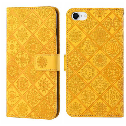 Ethnic Style Embossed Pattern Leather Phone Case, For iPhone 16e, For iPhone 16 Pro Max, For iPhone 16 Pro