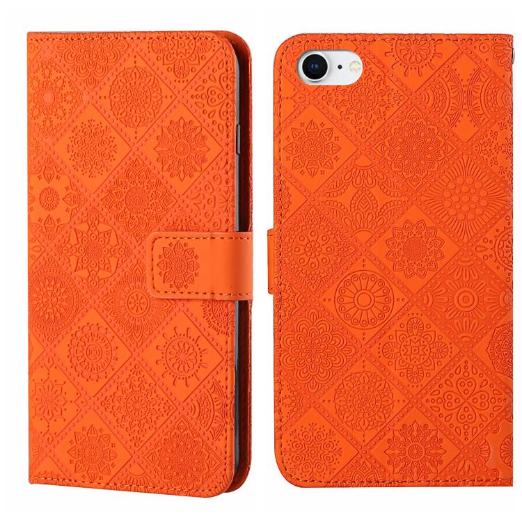 Ethnic Style Embossed Pattern Leather Phone Case, For iPhone 16e, For iPhone 16 Pro Max, For iPhone 16 Pro