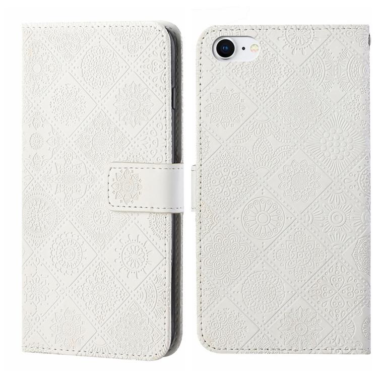 Ethnic Style Embossed Pattern Leather Phone Case, For iPhone 16e, For iPhone 16 Pro Max, For iPhone 16 Pro