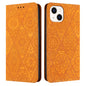 Ethnic Embossed Adsorption Leather Phone Case