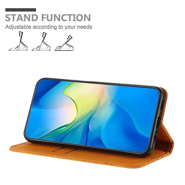 Ethnic Embossed Adsorption Leather Phone Case