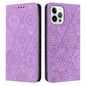 Ethnic Embossed Adsorption Leather Phone Case, For iPhone Air, For iPhone 16 Pro Max, For iPhone 16 Pro, For iPhone 16 Plus