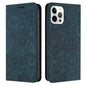 Ethnic Embossed Adsorption Leather Phone Case, For iPhone Air, For iPhone 16 Pro Max, For iPhone 16 Pro, For iPhone 16 Plus