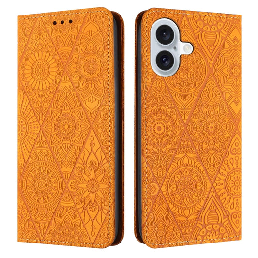 Ethnic Embossed Adsorption Leather Phone Case