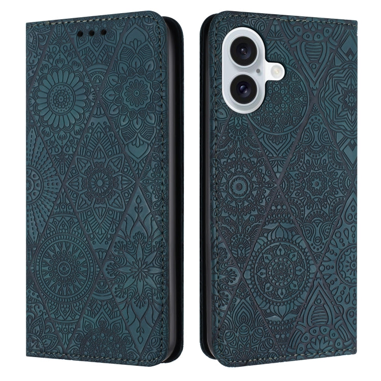 Ethnic Embossed Adsorption Leather Phone Case