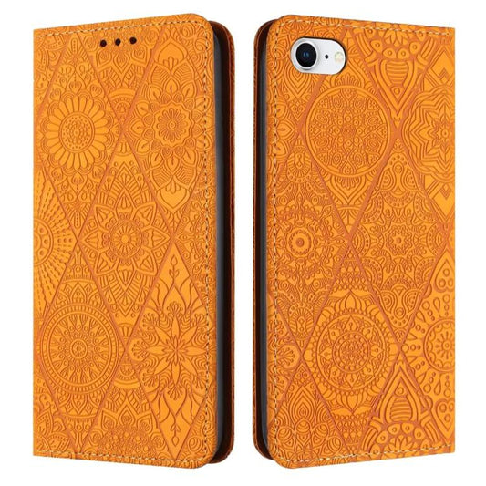 Ethnic Embossed Adsorption Leather Phone Case, For iPhone 17e / 16e, For iPhone 17 Pro Max, For iPhone 17 Pro, For iPhone 17