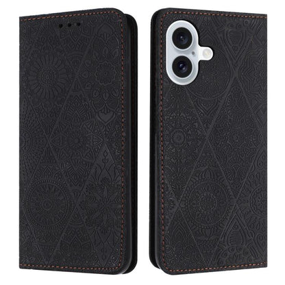Ethnic Embossed Adsorption Leather Phone Case