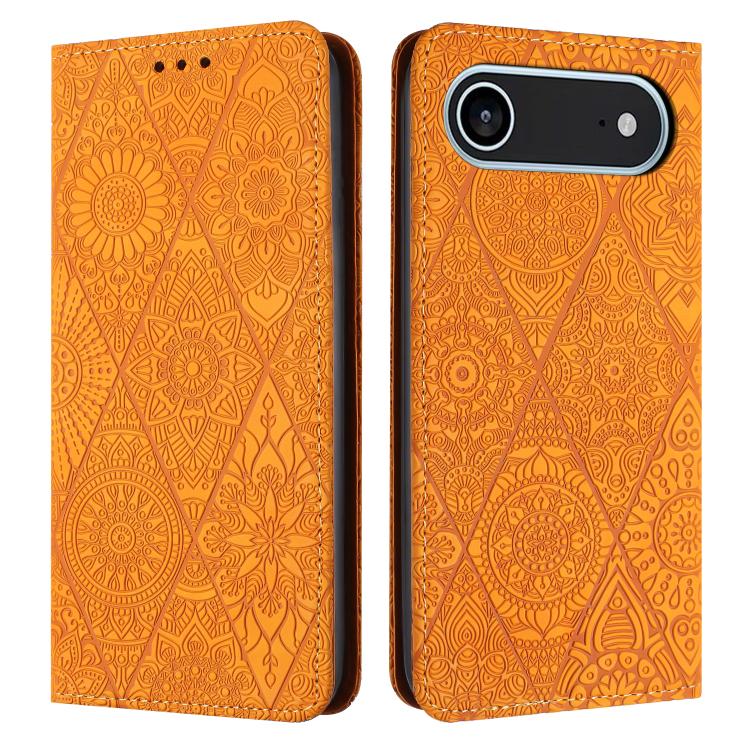 Ethnic Embossed Adsorption Leather Phone Case