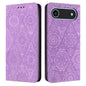 Ethnic Embossed Adsorption Leather Phone Case, For iPhone Air, For iPhone 16 Pro Max, For iPhone 16 Pro, For iPhone 16 Plus