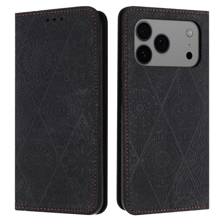 Ethnic Embossed Adsorption Leather Phone Case