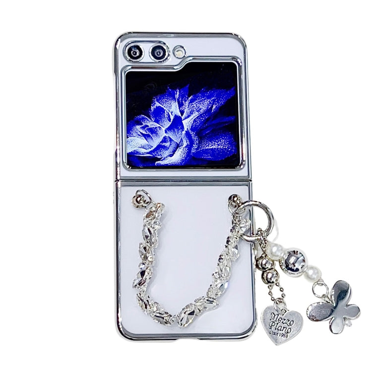 Plating PC Phone Case with Bracelet, For Samsung Galaxy Z Flip5