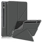 Cloth Texture Multi-folding Horizontal Flip Leather Tablet Case