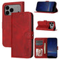 Embossed Happy Cat Pattern Flip Leather Phone Case, For iPhone 18 Pro / 17 Pro, For iPhone 18 Pro Max / 17 Pro Max, For iPhone 17e / 16e, For iPhone 17