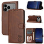 Embossed Happy Cat Pattern Flip Leather Phone Case, For iPhone 18 Pro / 17 Pro, For iPhone 18 Pro Max / 17 Pro Max, For iPhone 17e / 16e, For iPhone 17