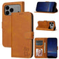 Embossed Happy Cat Pattern Flip Leather Phone Case, For iPhone 18 Pro / 17 Pro, For iPhone 18 Pro Max / 17 Pro Max, For iPhone 17e / 16e, For iPhone 17