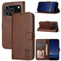 Embossed Happy Cat Pattern Flip Leather Phone Case, For iPhone 18 Pro / 17 Pro, For iPhone 18 Pro Max / 17 Pro Max, For iPhone 17e / 16e, For iPhone 17