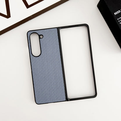 Braided Leather Texture PC Phone Case, For Samsung Galaxy Z Fold5, For Samsung Galaxy Z Flip5