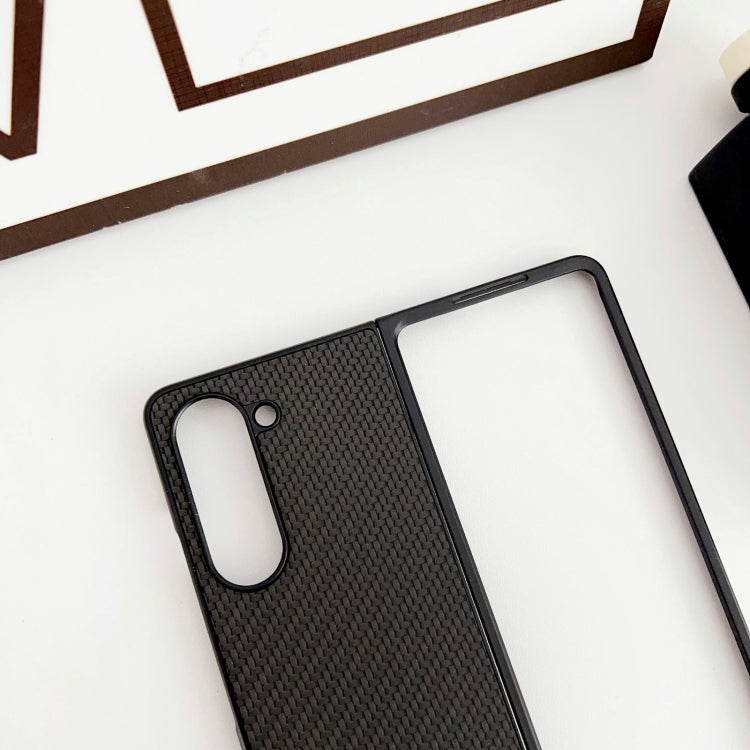 Braided Leather Texture PC Phone Case, For Samsung Galaxy Z Fold5, For Samsung Galaxy Z Flip5