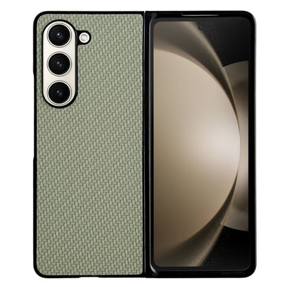 Braided Leather Texture PC Phone Case, For Samsung Galaxy Z Fold5, For Samsung Galaxy Z Flip5