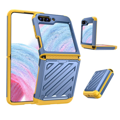 2 in 1 Color Contrast TPU Hybrid PC Phone Case, For Samsung Galaxy Z Flip6 / Flip7 FE, For Samsung Galaxy Z Flip5, For Samsung Galaxy Z Flip4 5G, For Samsung Galaxy Z Flip3 5G