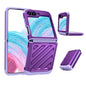 2 in 1 Color Contrast TPU Hybrid PC Phone Case, For Samsung Galaxy Z Flip6 / Flip7 FE, For Samsung Galaxy Z Flip5, For Samsung Galaxy Z Flip4 5G, For Samsung Galaxy Z Flip3 5G