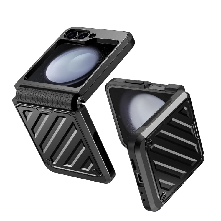 2 in 1 Color Contrast TPU Hybrid PC Phone Case, For Samsung Galaxy Z Flip6 / Flip7 FE, For Samsung Galaxy Z Flip5, For Samsung Galaxy Z Flip4 5G, For Samsung Galaxy Z Flip3 5G