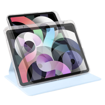 Clear Acrylic 360 Rotation Detachable Leather Tablet Case, For iPad Pro 11 2022 / Air 10.9 2022